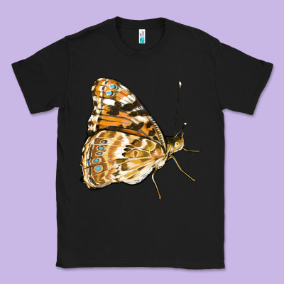 Painted Lady Butterfly Classic Tee Designed By Lillyallendesigns