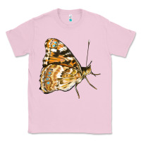 Bubblegum Pink Painted Lady Butterfly Classic Tee - LillyAllenDesigns