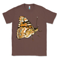 Chestnut Painted Lady Butterfly Classic Tee - LillyAllenDesigns