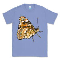Colony Blue Painted Lady Butterfly Classic Tee - LillyAllenDesigns