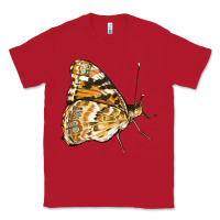 Red Painted Lady Butterfly Classic Tee - LillyAllenDesigns