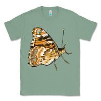 Sage Painted Lady Butterfly Classic Tee - LillyAllenDesigns
