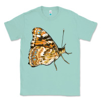 Seafoam Painted Lady Butterfly Classic Tee - LillyAllenDesigns