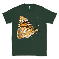Sports Green Painted Lady Butterfly Classic Tee - LillyAllenDesigns