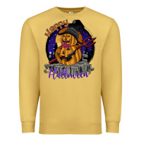 Antique Gold Happy Halloween Premium Sweatshirt - SublimationCraftShop
