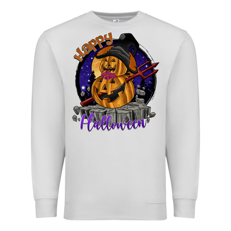 Happy Halloween Premium Sweatshirt by SublimationCraftShop | Teevron