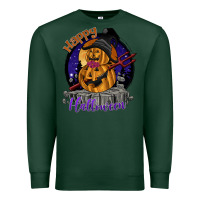 Sports Green Happy Halloween Premium Sweatshirt - SublimationCraftShop