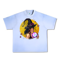 Grape Ice Black Witch Urban Heavy Tee - texasbilliewilder