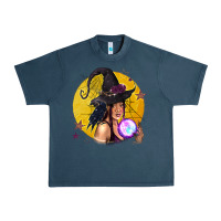 Midnight Navy Black Witch Urban Heavy Tee - texasbilliewilder