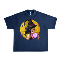 Navy Black Witch Urban Heavy Tee - texasbilliewilder