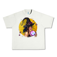 Pistachio Black Witch Urban Heavy Tee - texasbilliewilder