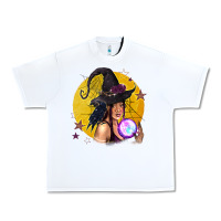 White Black Witch Urban Heavy Tee - texasbilliewilder