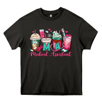 Asphalt ma medical assistant coffee cups Heavy Core Tee - MaliasSmallBusiness