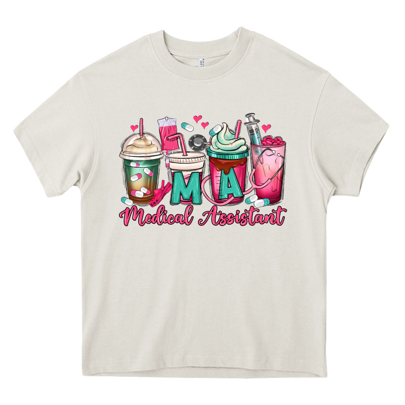 Ma Medical Assistant Coffee Cups Heavy Core Tee by MaliasSmallBusiness | Teevron