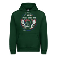 Forest Green Tang Soo Do Hoodie Martial Arts Gift Dragon Korean Urban Hoodie - tuanDangUi