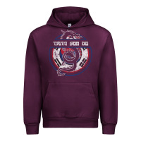 Mauve Wine Tang Soo Do Hoodie Martial Arts Gift Dragon Korean Urban Hoodie - tuanDangUi
