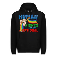 Black Human Rights Are Not Optional Premium Hoodie - BundleAndBundleShop