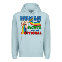 Blue Mist Human Rights Are Not Optional Premium Hoodie - BundleAndBundleShop