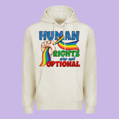 Human Rights Are Not Optional Premium Hoodie Designed By Bundleandbundleshop
