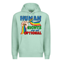 Seafoam Human Rights Are Not Optional Premium Hoodie - BundleAndBundleShop