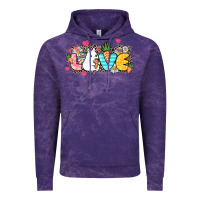 Cloud Purple Love Easter Vintage Hoodie - NancyCooperArtShop
