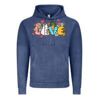 Vintage Denim Love Easter Vintage Hoodie - NancyCooperArtShop