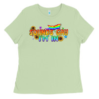Matcha Sounds Gay I'm in Pride LGBTQ Ladies Tee - BundleAndBundleShop