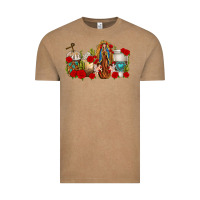Vintage Coffee Lady of Guadalupe Coffee Cups Vintage Tee - texasbilliewilder