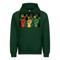 Forest Green black independence day juneteenth Urban Hoodie - BarkalooDesign