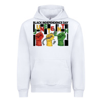 White black independence day juneteenth Urban Hoodie - BarkalooDesign