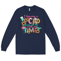 Navy i became a cna because your life is worth my time Long Sleeve Tee - CowGirlArtShop