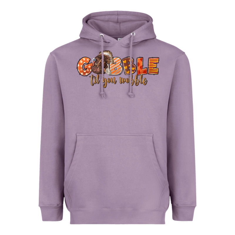 Gobble Gobble Til You Wobble Heavyweight Hoodie by LillyAllenDesigns | Teevron