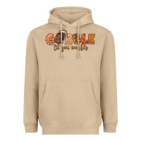Mushroom Gobble Gobble Til You Wobble Heavyweight Hoodie - LillyAllenDesigns