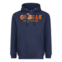 Navy Gobble Gobble Til You Wobble Heavyweight Hoodie - LillyAllenDesigns