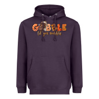Plum Gobble Gobble Til You Wobble Heavyweight Hoodie - LillyAllenDesigns