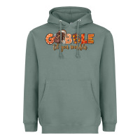 Sage Gobble Gobble Til You Wobble Heavyweight Hoodie - LillyAllenDesigns