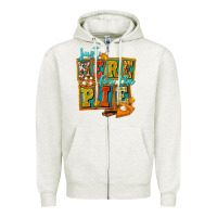 Oatmeal Heather Just Here For The Pie Zipper Hoodie - FaDigitalArtStudio