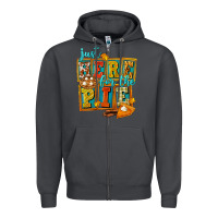 Smoke Just Here For The Pie Zipper Hoodie - FaDigitalArtStudio