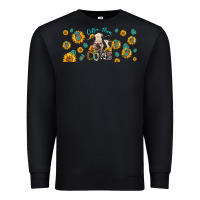Black Coffee Then Cows Premium Sweatshirt - LillyAllenDesigns