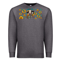 Charcoal Heather Coffee Then Cows Premium Sweatshirt - LillyAllenDesigns
