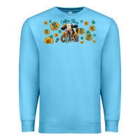 Ocean Blue Coffee Then Cows Premium Sweatshirt - LillyAllenDesigns