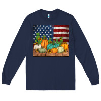 Navy fall themed american tumbler Long Sleeve Tee - Jasminsmagicworld
