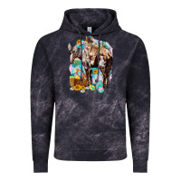 Cloud Black Happy Easter Day Rodeo Vintage Hoodie - NancyCooperArtShop