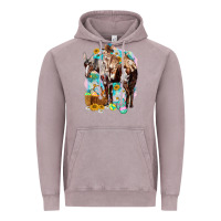 Vintage Zinc Happy Easter Day Rodeo Vintage Hoodie - NancyCooperArtShop