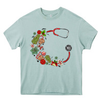 Arona custom name christmas stethoscope Heavy Core Tee - MaliasSmallBusiness