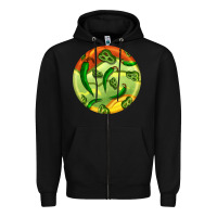 Black hispanic heritage month round earrings 1 Zipper Hoodie - BundleAndBundleShop