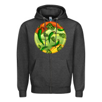 Charcoal Heather hispanic heritage month round earrings 1 Zipper Hoodie - BundleAndBundleShop