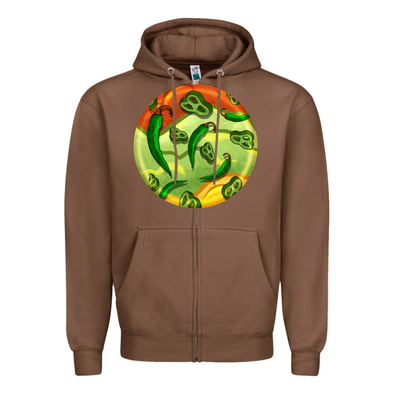 Hispanic Heritage Month Round Earrings 1 Zipper Hoodie by BundleAndBundleShop | Teevron