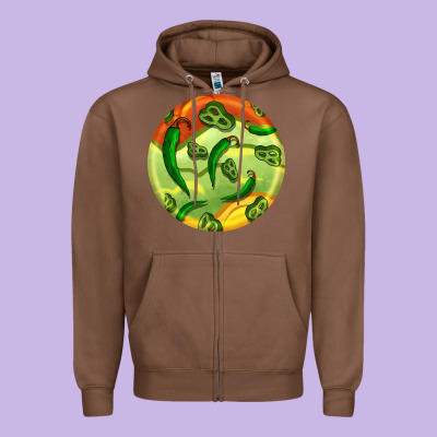 Hispanic Heritage Month Round Earrings 1 Zipper Hoodie Designed By Bundleandbundleshop