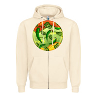 Sandshell hispanic heritage month round earrings 1 Zipper Hoodie - BundleAndBundleShop